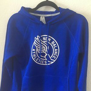 New Balance Essential blue pullover hoodie